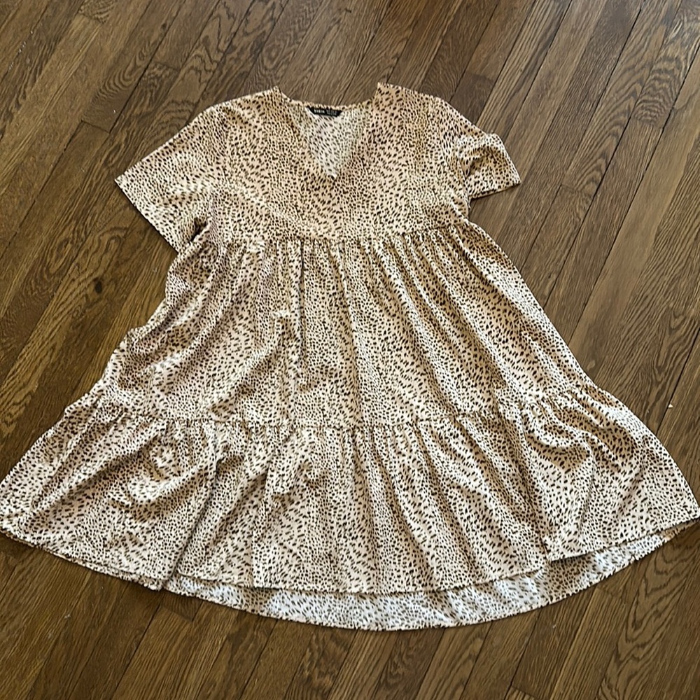 Leopard print dress